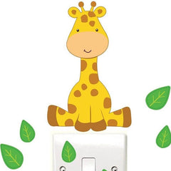Giraffe Light Switch Sticker