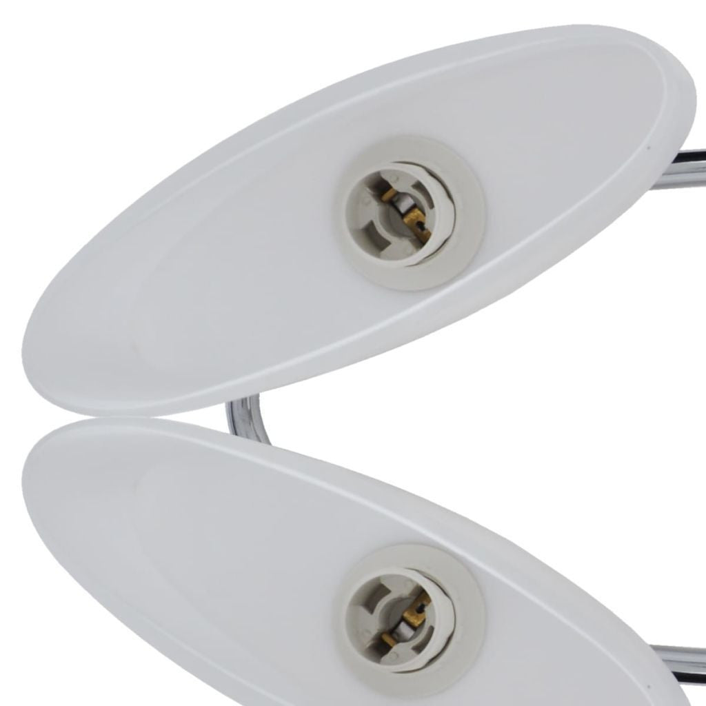 Ellipsoid Glass Shade Ceiling Lamp