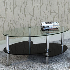 3-layer Black Coffee Table