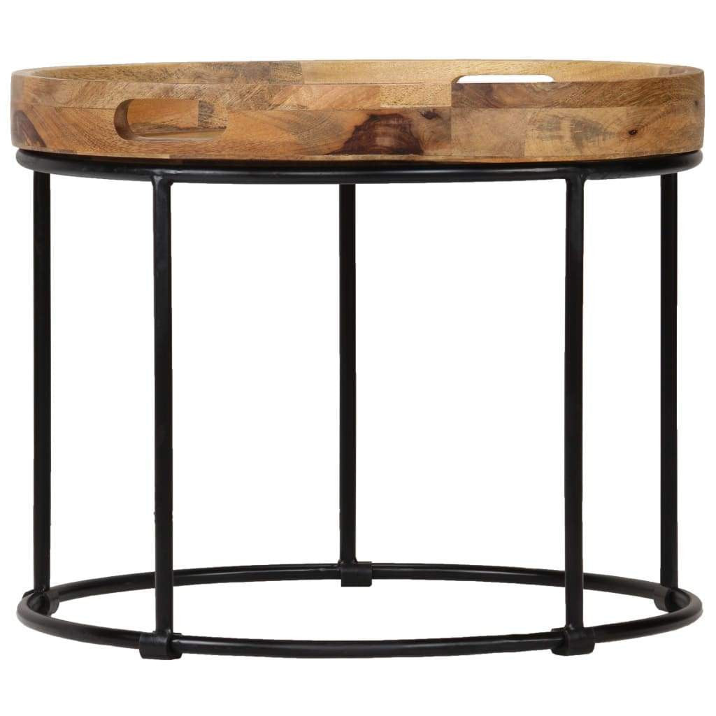 Mange Wood & Steel Coffee Table