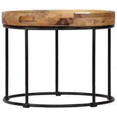 Mange Wood & Steel Coffee Table