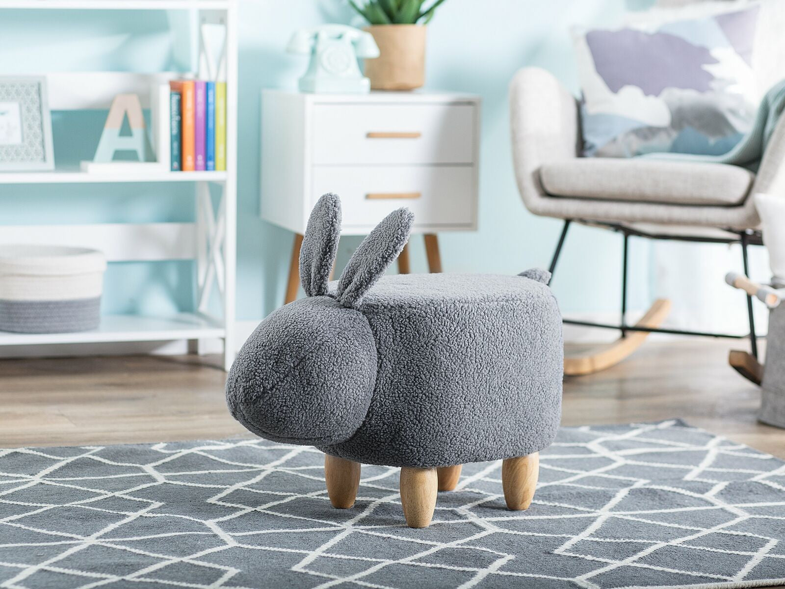 Fabric Bunny Animal Stool