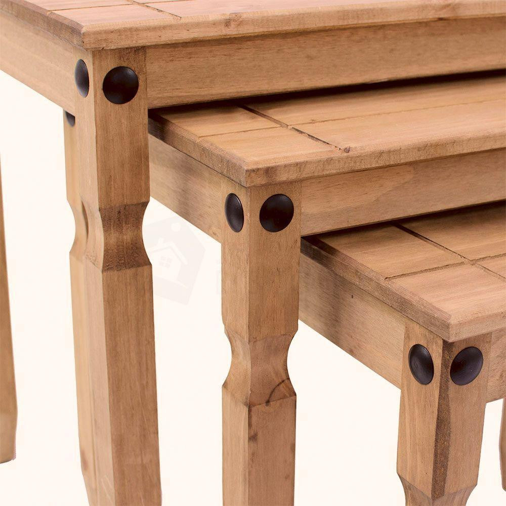 Solid Pine Coffee Tables Nest
