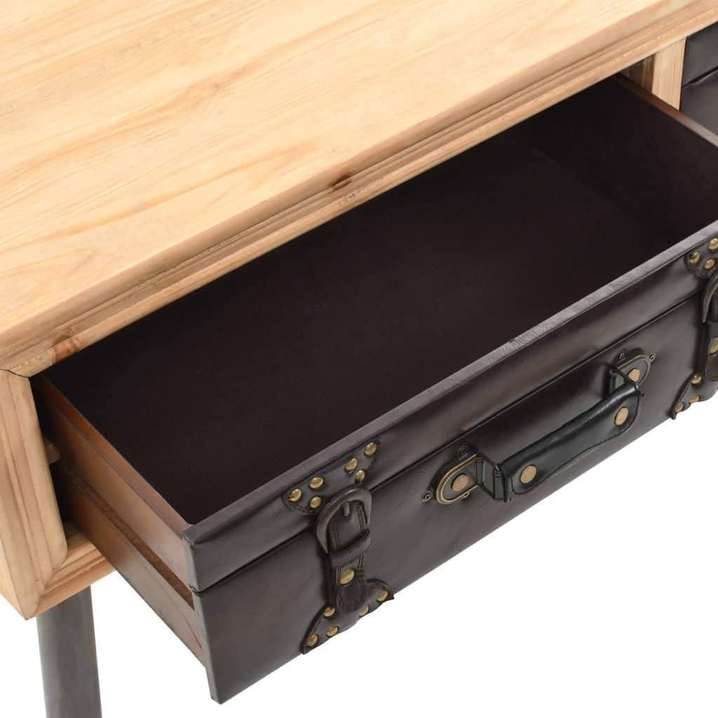 Leather Briefcase Coffee Table