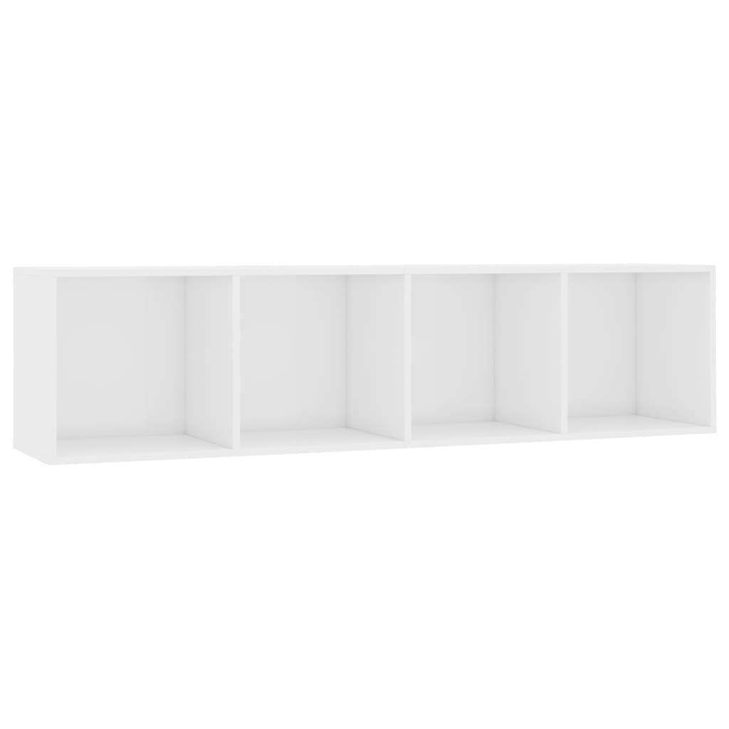 Gloss White Book Cabinet/TV Cabinet