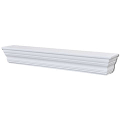 2 White Wall Shelves