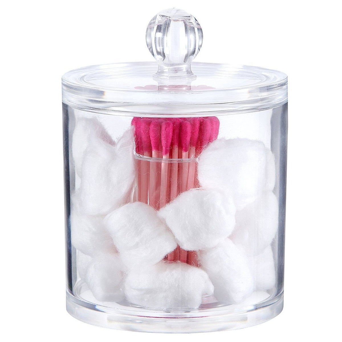 Round Cotton Buds and Balls Holder