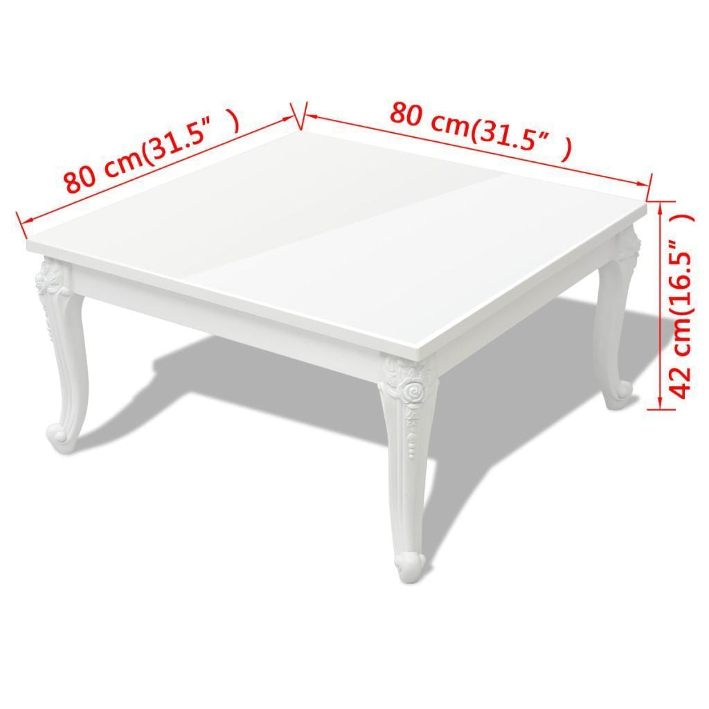 White High Gloss Coffee Table