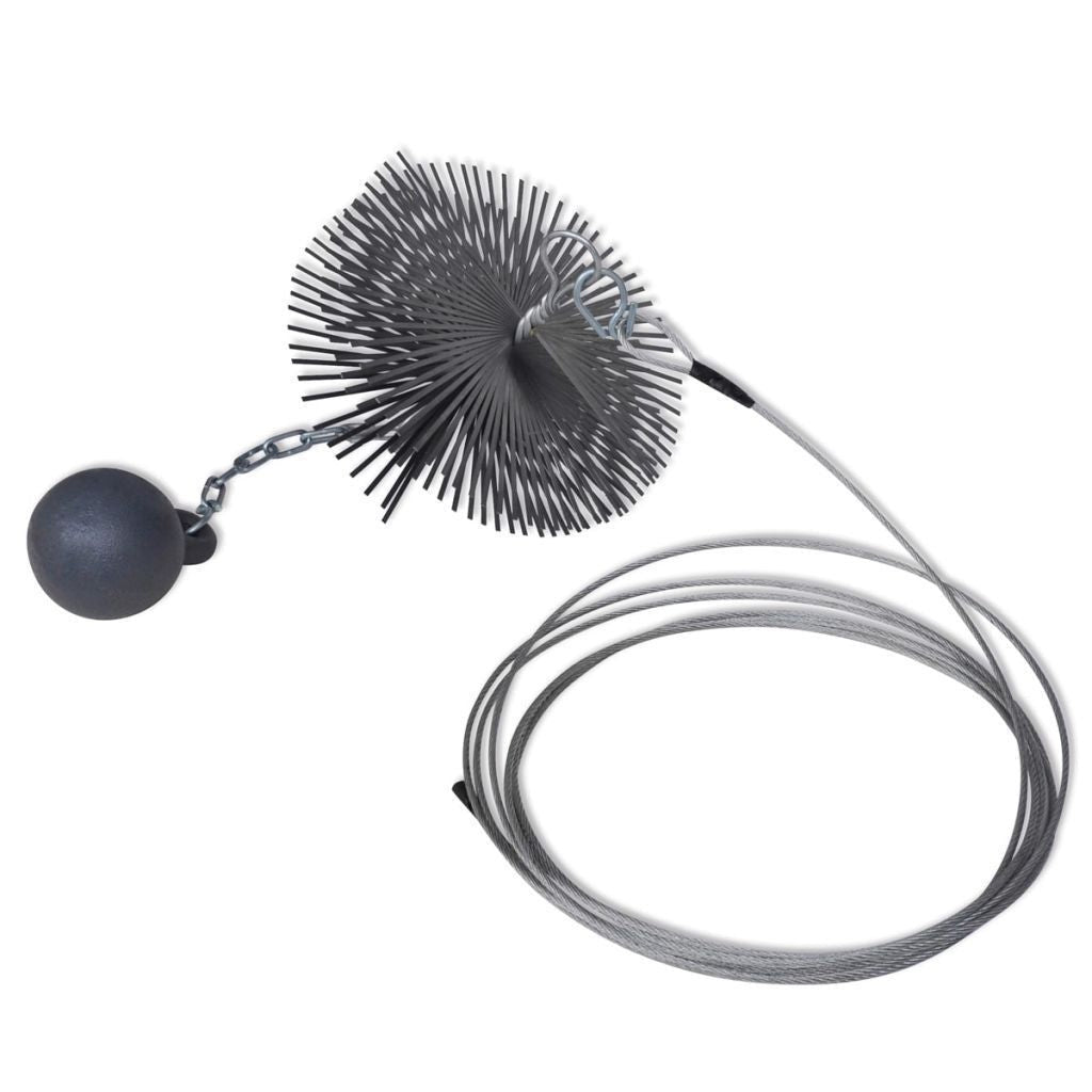Round Chimney Cleaning Brush - Dia. 25 cm