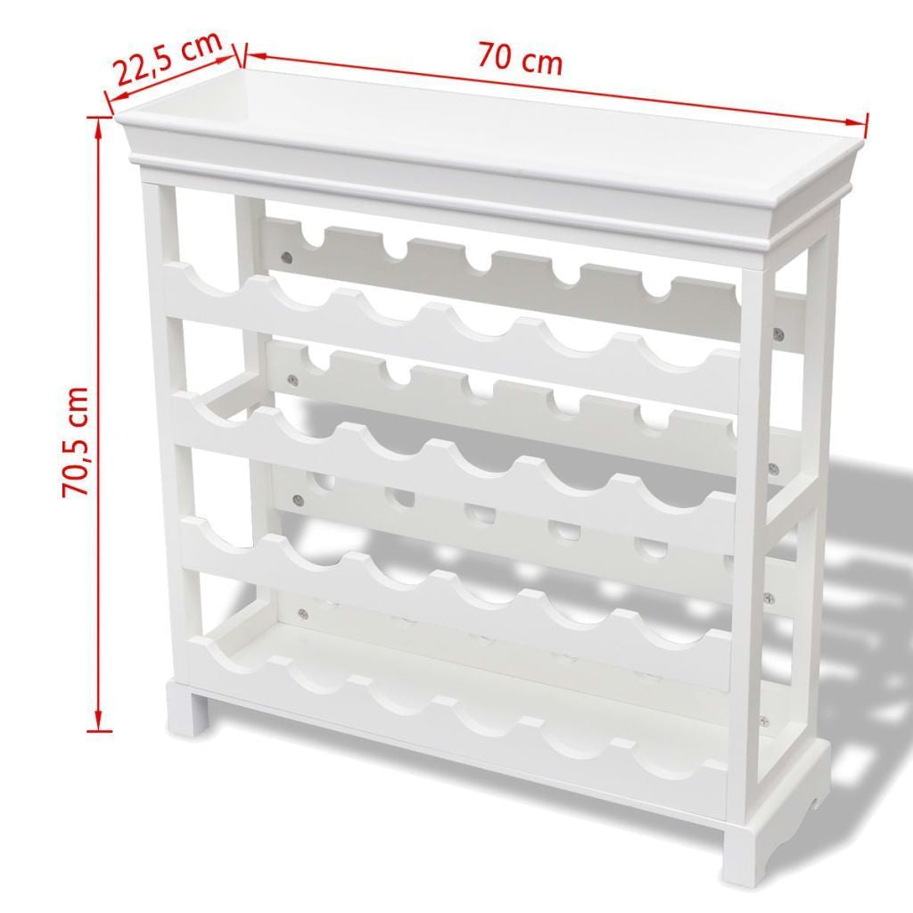 White Abreu Wine Cabinet