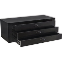 Black Metal Tool Chest - 3 Drawers