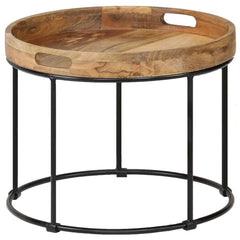 Mange Wood & Steel Coffee Table