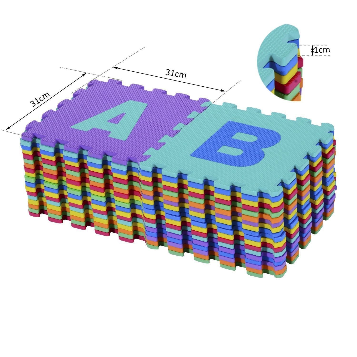 Interlocking Foam Puzzle Alphabet Floor