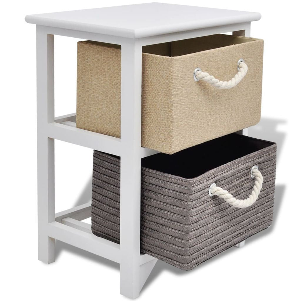 Wooden Bedside Cabinet