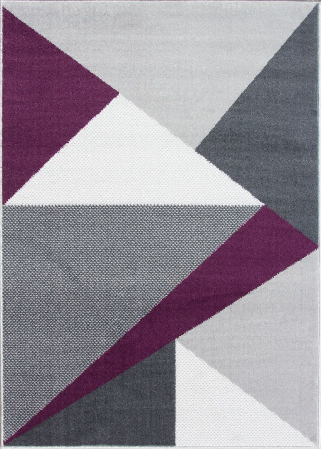 Purple Abstract Rug