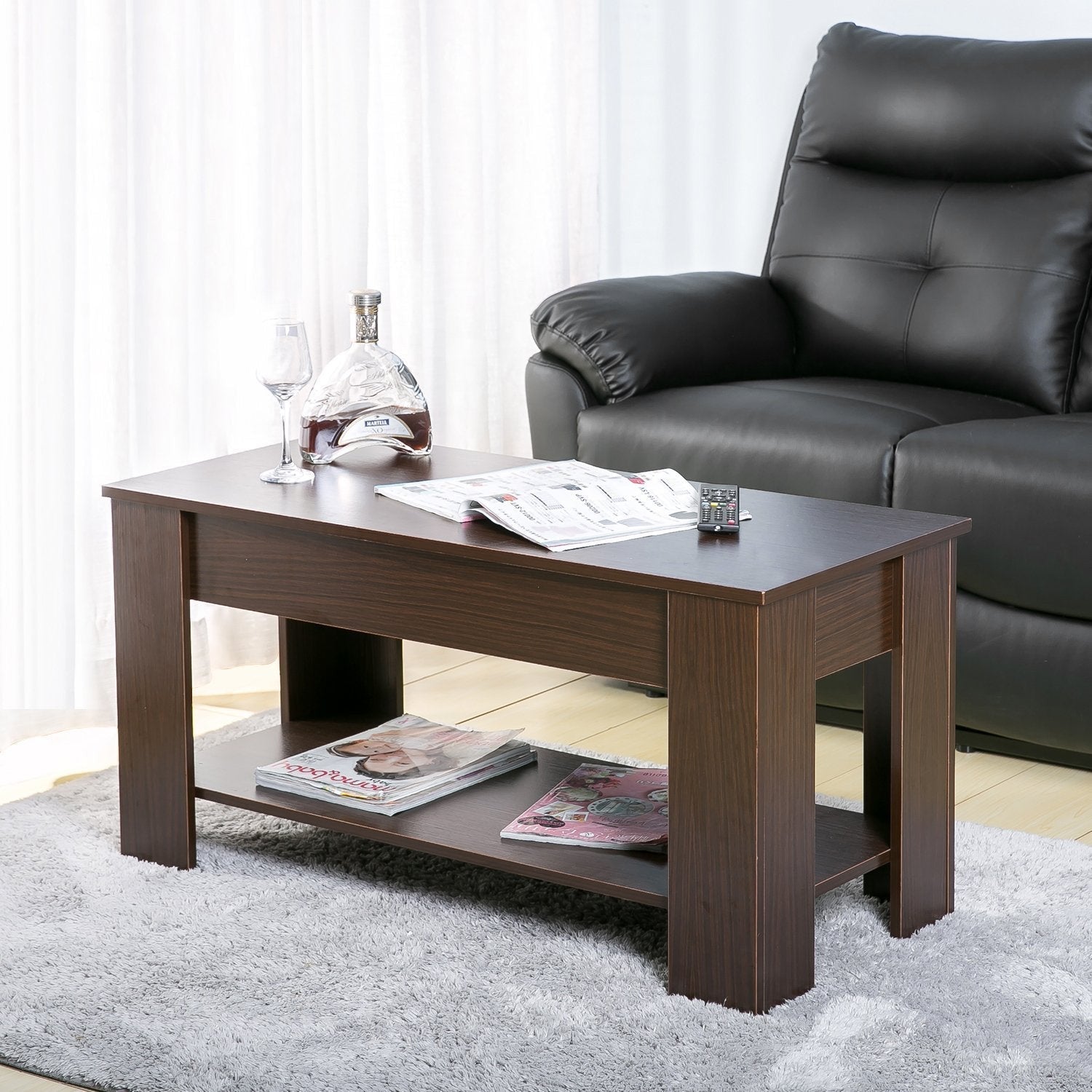 Lift up Coffee Table with Storage