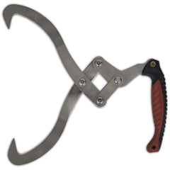2 x Log Tongs with TPR Handle