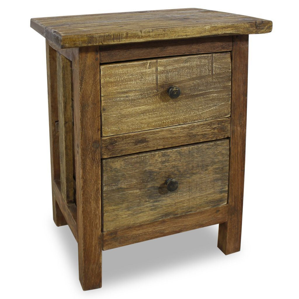 Solid Reclaimed Wood Nightstand