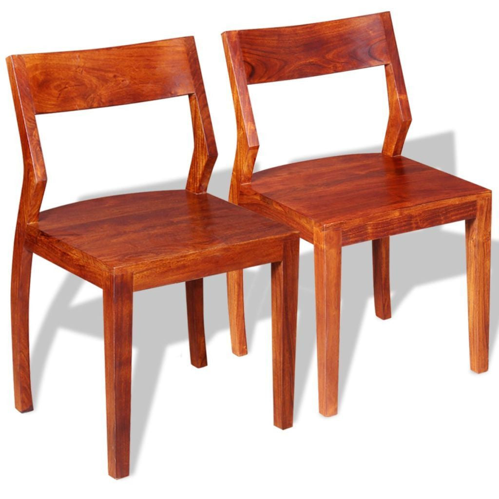 Set of 2 Sheesham Dining Chairs