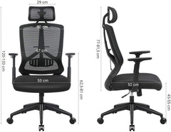 Black Curve Office Chair