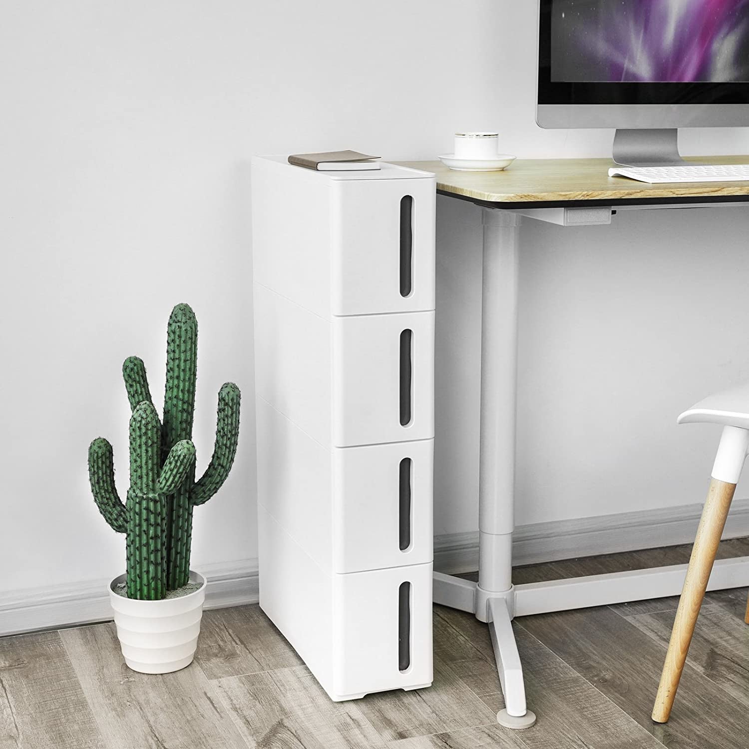 Slim Rolling Storage Cart