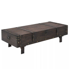 Large Solid Wood Chest Coffee Table