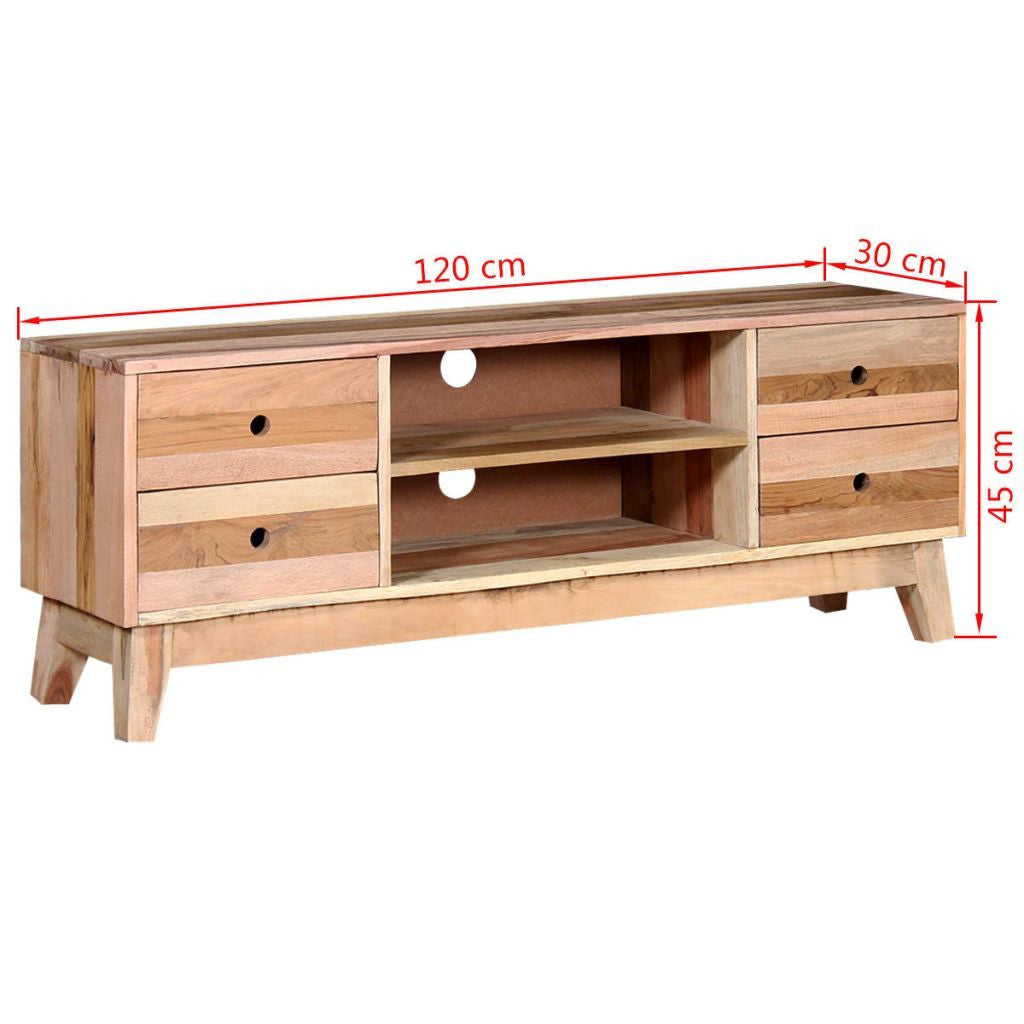 Solid Reclaimed Wood TV Cabinet