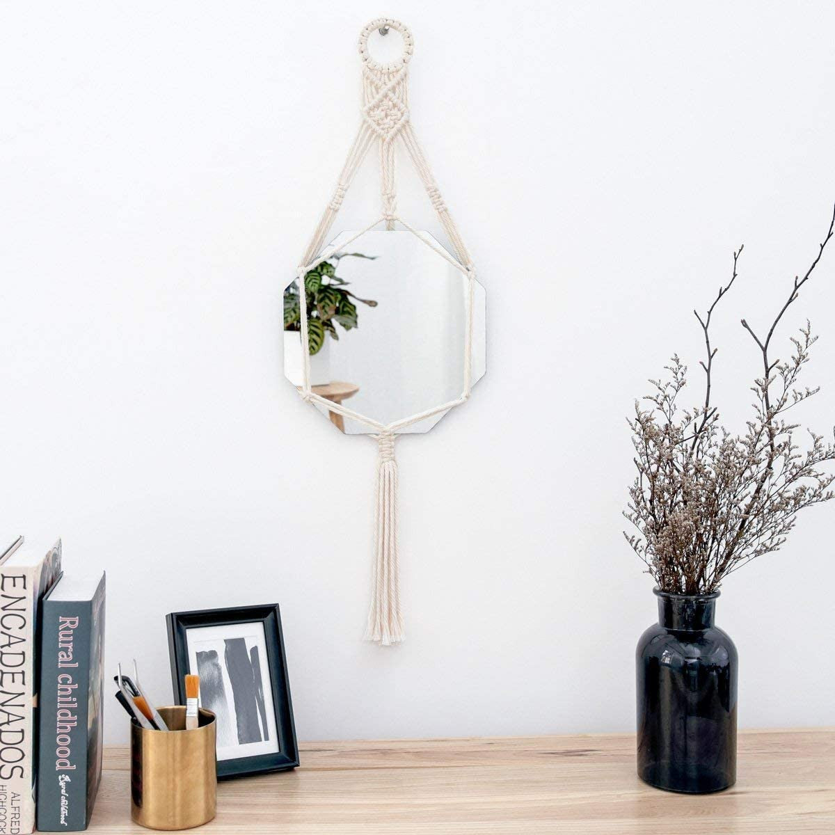 Scandi Wall Hanging Mirror
