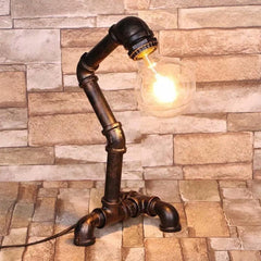 Iron Pipe Table Lamp