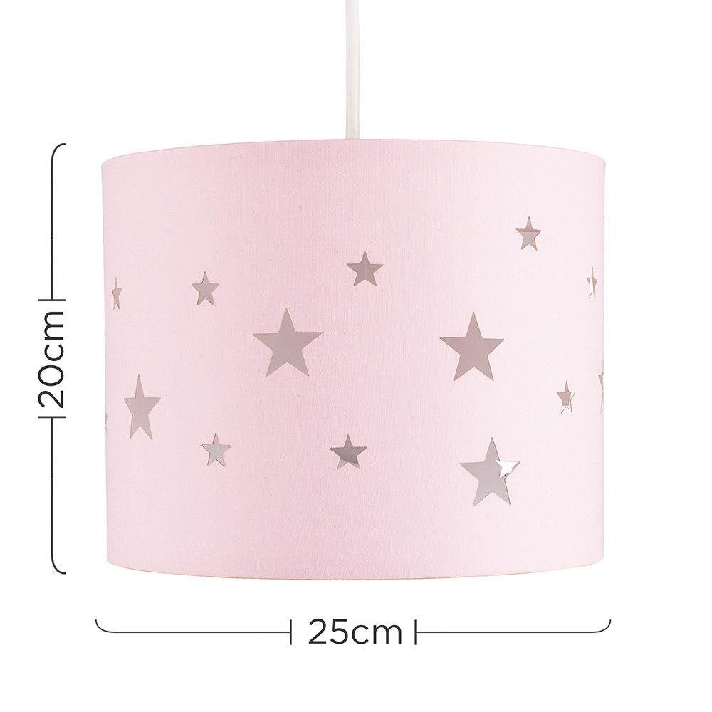 Cut Out Star Cotton Light Shade