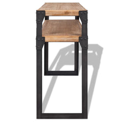 Solid Acacia Wooden Console Table