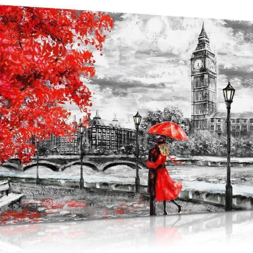 Mono London Oil Effect Canvas