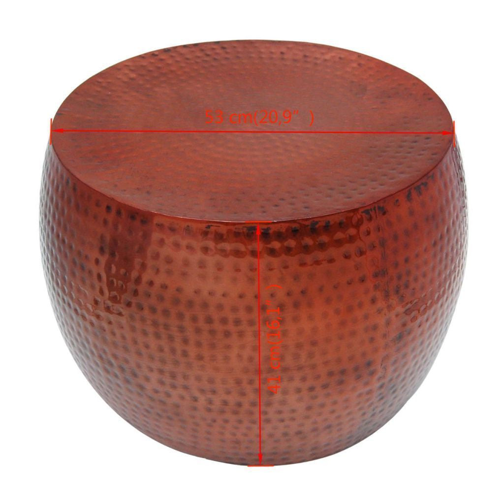 Copper Round Coffee Table