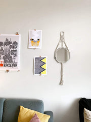 Scandi Wall Hanging Mirror