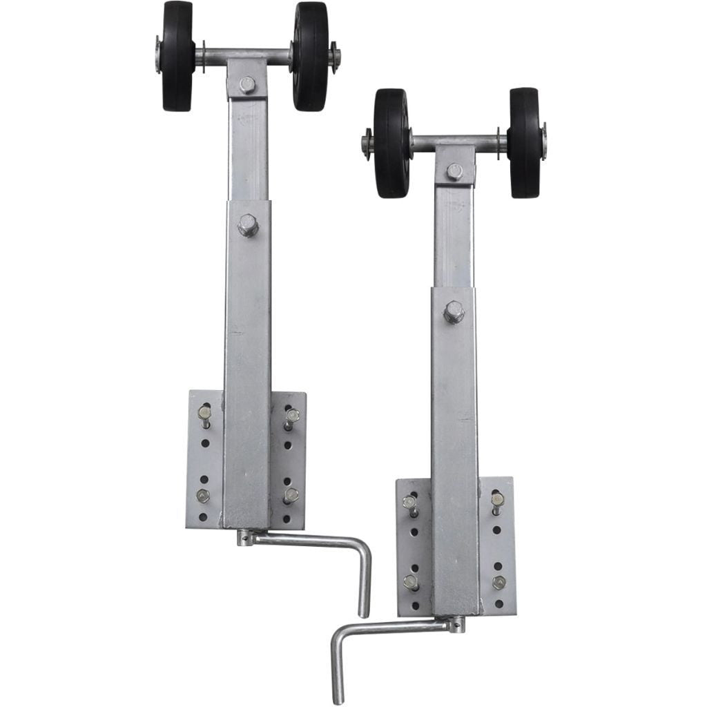 Set of 2 Boat Trailer Double Roller Bow Support 59 - 84 cm