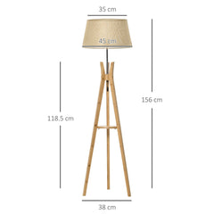 Rustic Tripod Floor Lamp