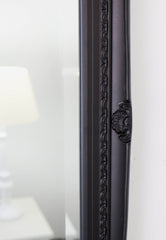 Large Black Shabby Chic Wall Mirror