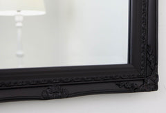 Large Black Shabby Chic Wall Mirror