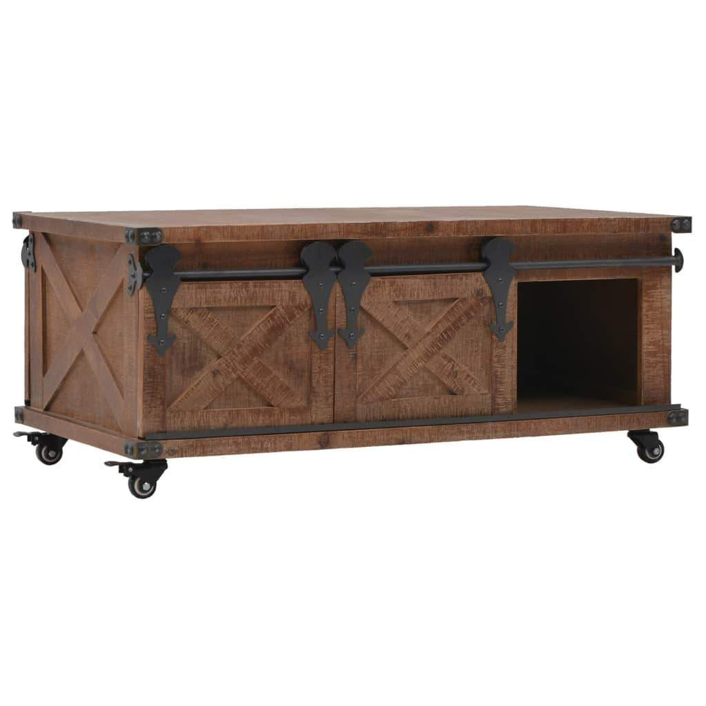 Solid Fir Wood Coffee Table