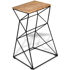 Solid Mango Wood Bar Stool