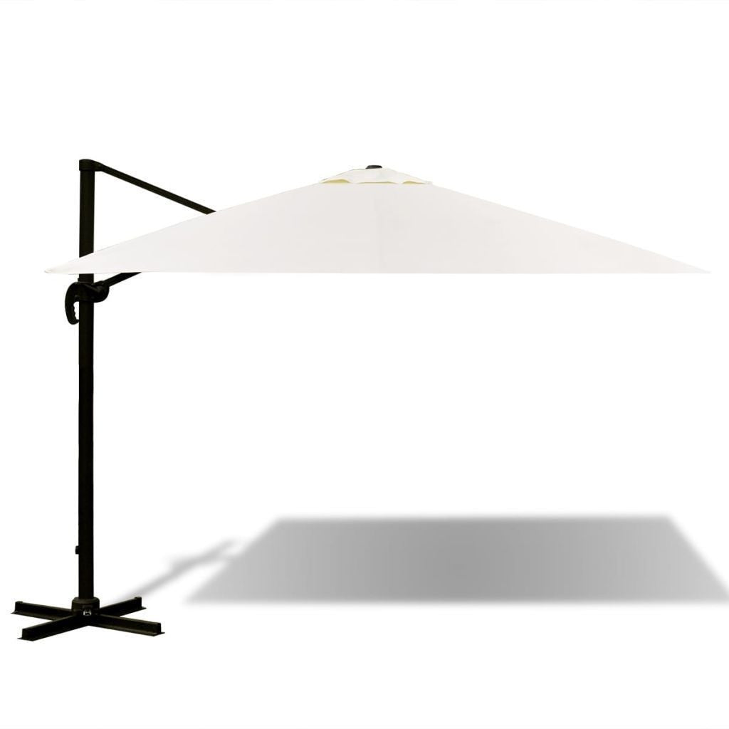 Aluminium Roma Umbrella with Portable Base - 3 x 3 m