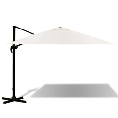 Aluminium Roma Umbrella with Portable Base - 3 x 3 m