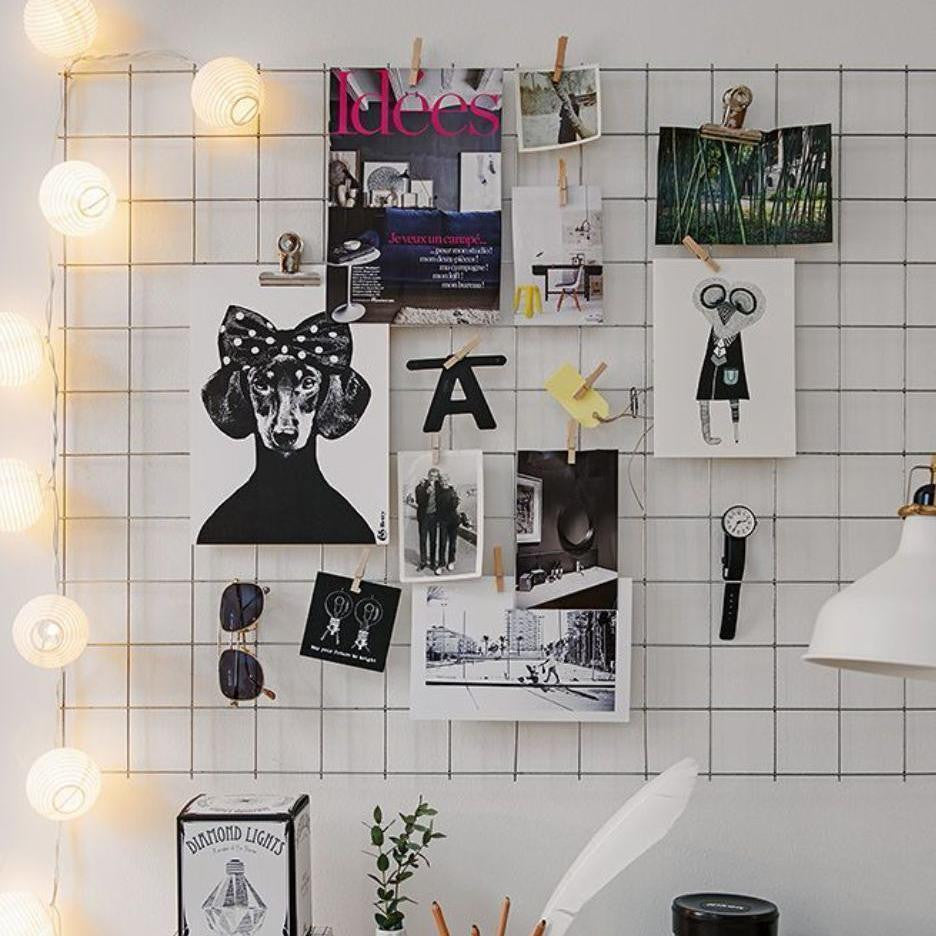 Mesh Industrial Pin Board