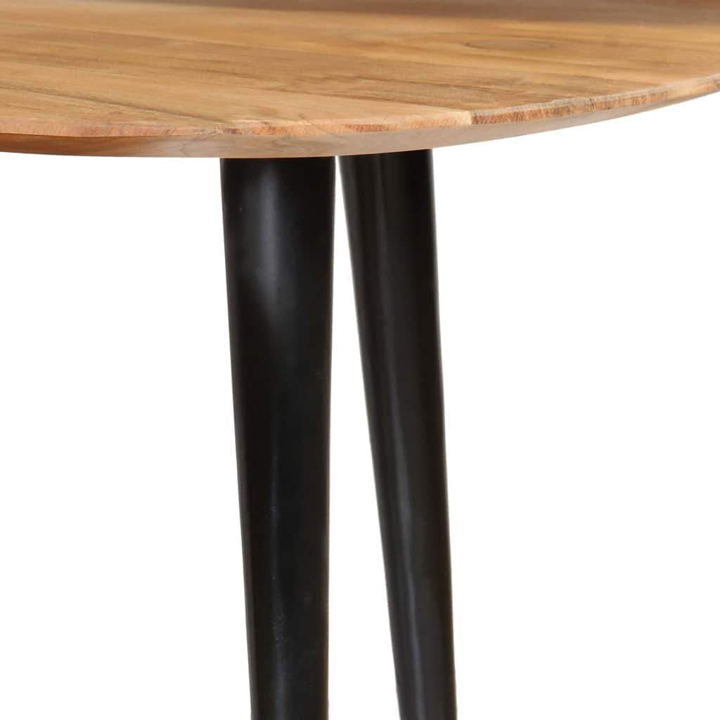 Set of 3 Acacia Wood Tables