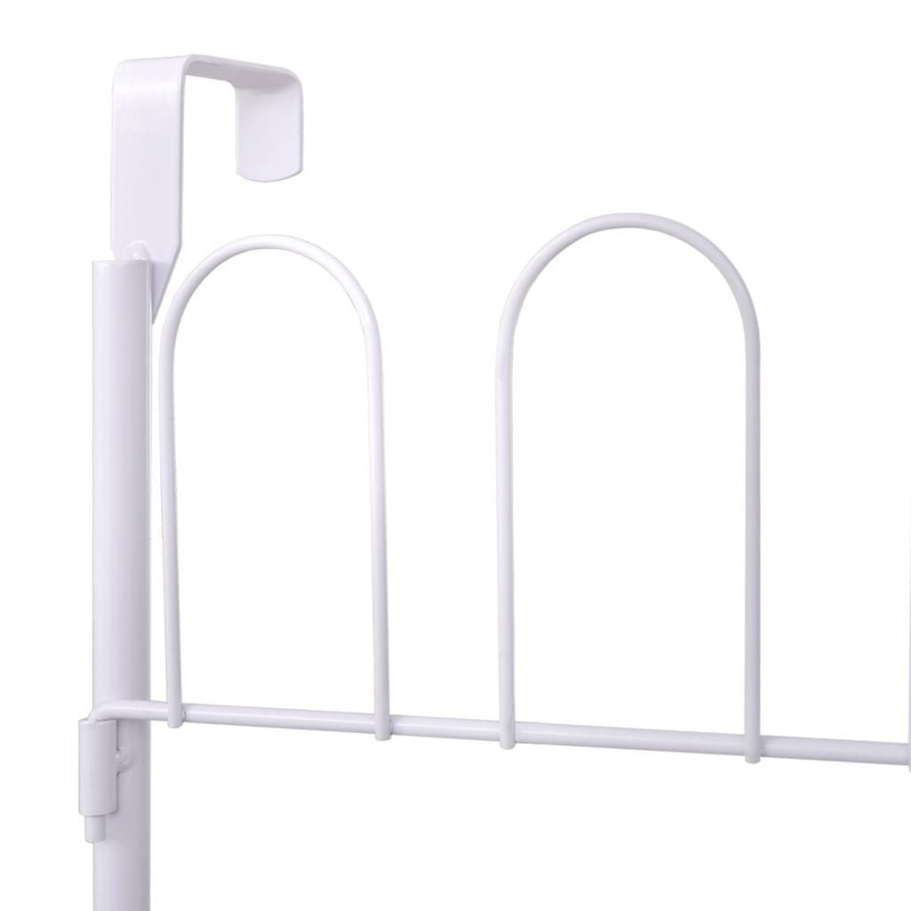 18 Pairs Shoe Racks - 2 pcs - Steel White
