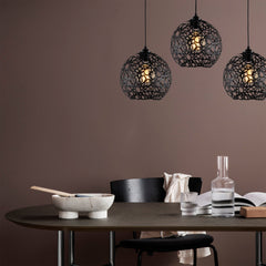 Triple Black Oxford Ceiling Light