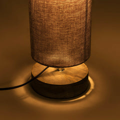 Modern Grey Wooden Floor Lamp