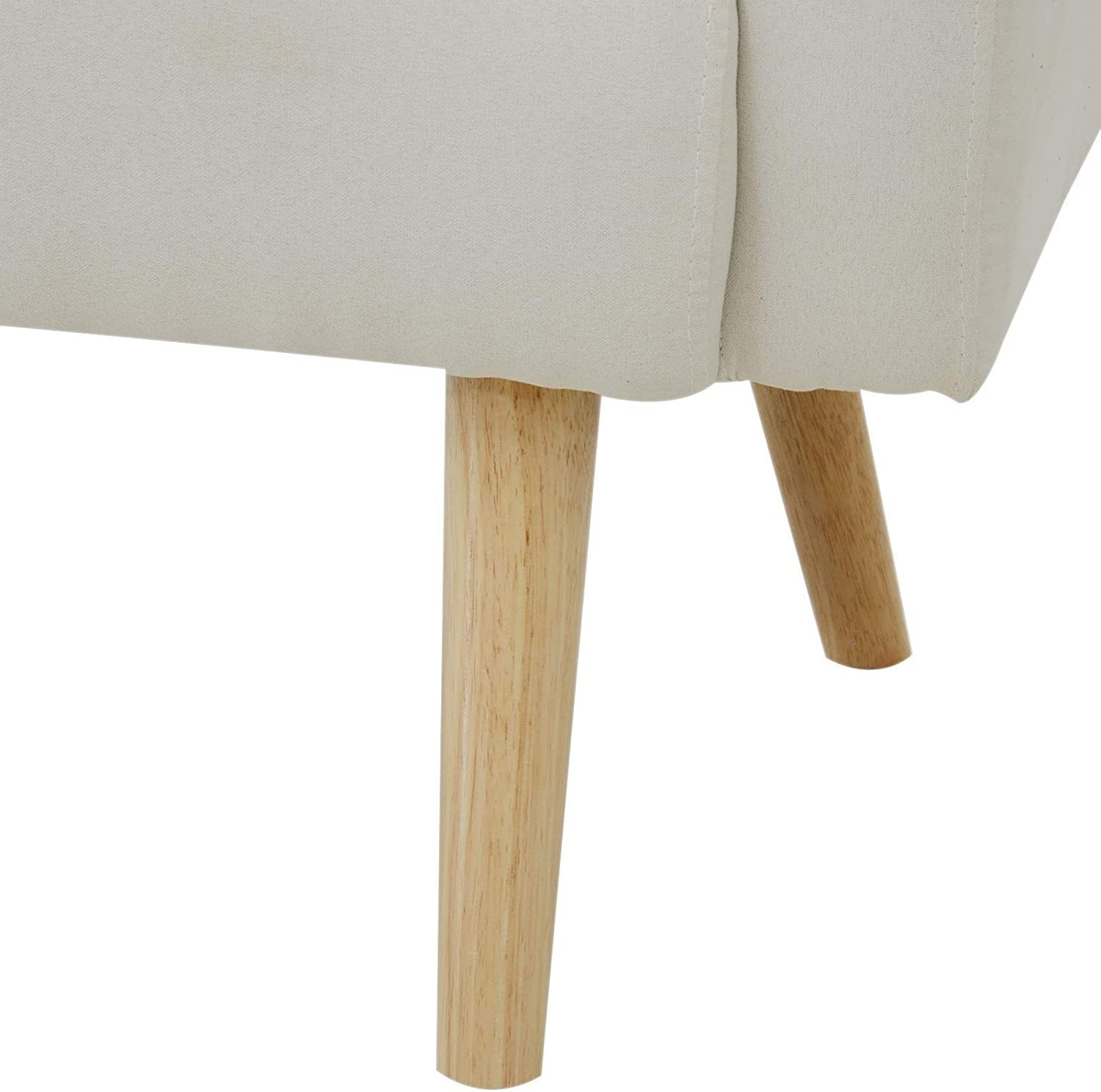 Scandi Cream White Armchair Sofa