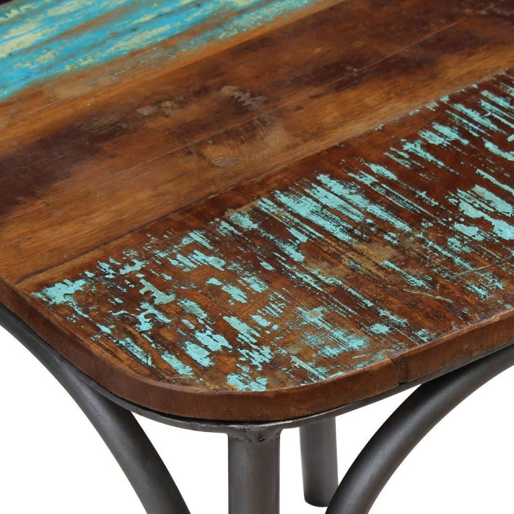 Set of 4 Solid Reclaimed Wood Dining Chairs