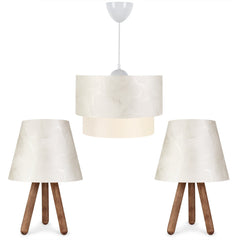 Lamp Shade & Chandelier Set